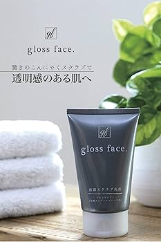 Amazon | gloss face. グロスフェイス ゴマージュ こんにゃくスクラブ